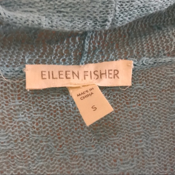 Eileen Fisher Sweater Set - Light Aqua Color - Picture 4 of 5
